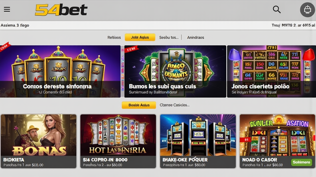Captura de tela do 54bet - Modo Torneio