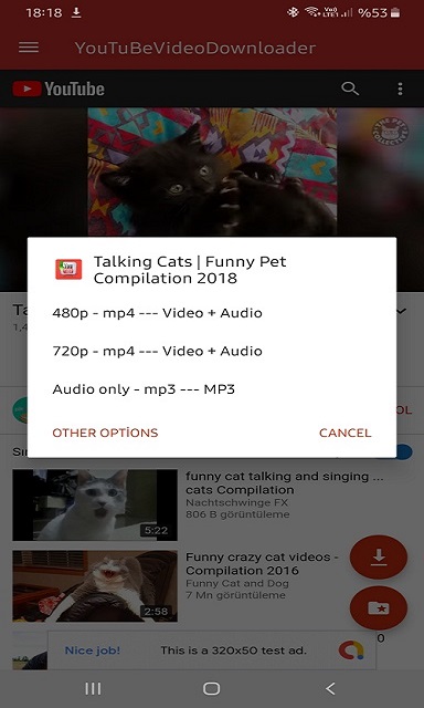 Captura de tela do Com Hacioglu Youtubevideodownloader - Modo Clássico