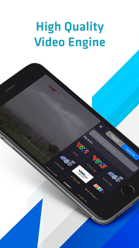 Captura de tela do Com Iptvplayer Android - Modo Clássico