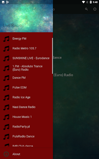 Captura de tela do Dance Music Radio - Modo Torneio