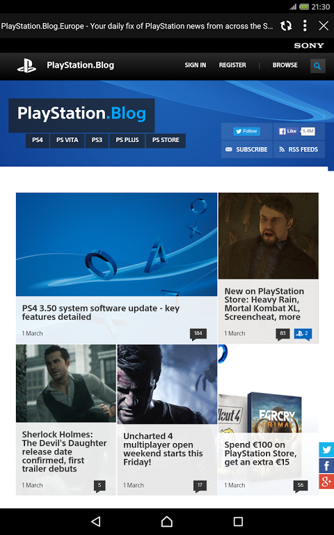 Captura de tela do Playstation App - Modo Torneio