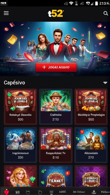 Captura de tela do t52 - Modo Torneio