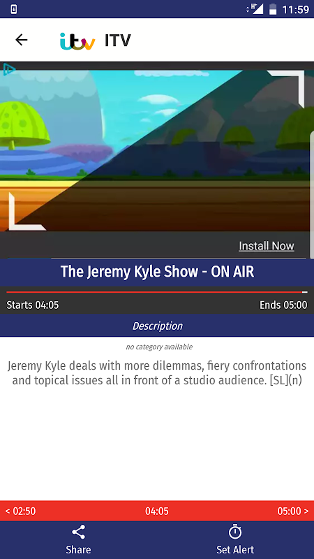 Captura de tela do Uk Tv Epg Free - Modo Torneio